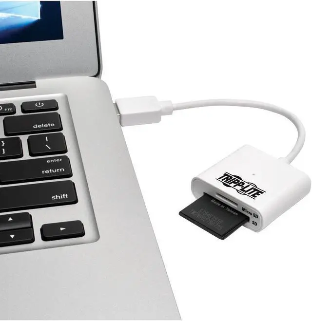 Alt view image 4 of 16 - Tripp Lite Usb 3.0 Superspeed Sd / Micro Sd Memory Card Media Reader 6In.