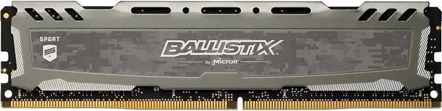 Main image of Crucial Ballistix Sport LT 8GB (1 x 8GB) 2400 MHz 1.2v DDR4 Memory (BLS8G4D240FSBK)
