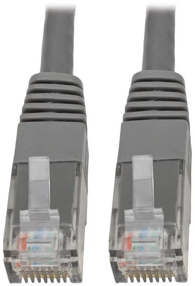 Alt view image 3 of 11 - Tripp Lite Premium N200-001-GY RJ-45 Patch Network Cable