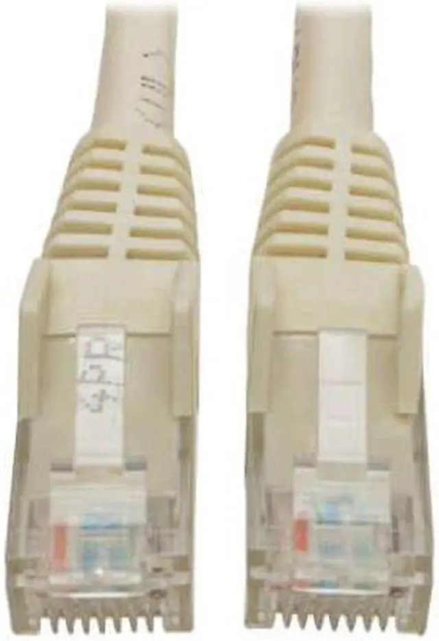 Alt view image 6 of 20 - Tripp Lite N201-06N-WH Premium Cat6 Gigabit Snagless Molded Utp Patch Cable, 24 Awg, 550 Mhz/1 Gbps (Rj45 M/M) , White, 6 In. - Patch Cable - Rj-45 (M) To Rj-45 (M) - 5.9 In - Utp - Cat 6 - Ieee 802.