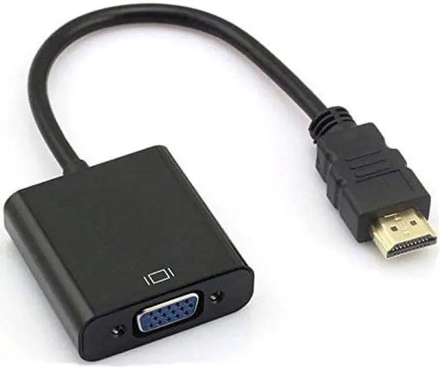 Alt view image 4 of 17 - HDMI to VGA Active Adapter Converter Cable - Male to Female