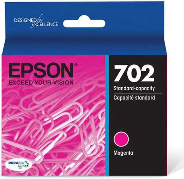 Alt view image 2 of 6 - Epson DURABrite Ultra Ink T702 Original Ink Cartridge - Magenta - Inkjet - Standard Yield - 300 Pages