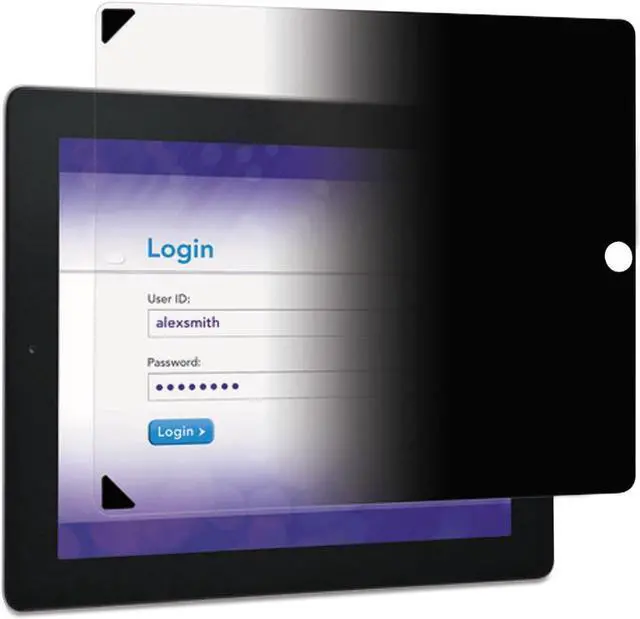 Alt view image 3 of 13 - 3M™ Privacy Filter for Apple®; iPad Air®; 1/2/Pro®; 9.7 Landscape - For 9.7" iPad