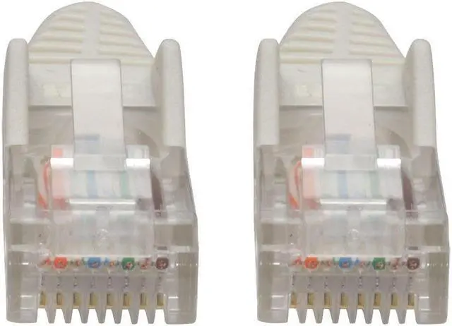 Alt view image 2 of 17 - Tripp Lite N001-015-WH Cat5E 350 Mhz Snagless Molded Utp Patch Cable (Rj45 M/M) , White, 15 Ft. - Patch Cable - Rj-45 (M) To Rj-45 (M) - 15 Ft - Utp - Cat 5E - Ieee 802.3Ab/Ieee 802.5 - Molded, Snagl
