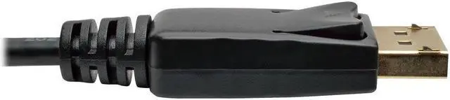 Alt view image 6 of 15 - Tripp Lite Mini Displayport To Displayport Adapter Cable 4K M/M Black Mdp To Dp 3Ft