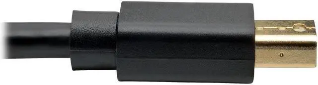 Alt view image 5 of 15 - Tripp Lite Mini Displayport To Displayport Adapter Cable 4K M/M Black Mdp To Dp 3Ft