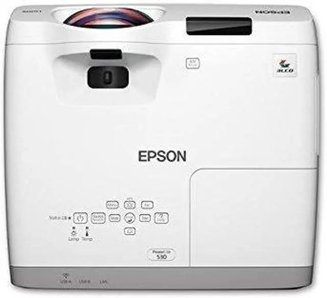 Alt view image 7 of 12 - Epson PowerLite 530 XGA 3LCD Projector for SMART Interactive Whiteboards - V11H673320