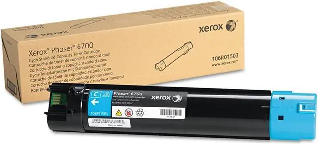 Alt view image 3 of 5 - Xerox 106R01503 Toner Cartridge - Cyan