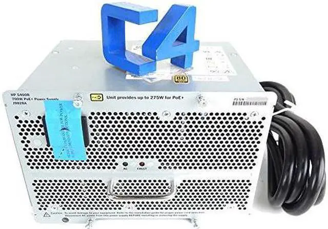 Alt view image 4 of 15 - HPE 5400R 700W PoE+ zl2 Power Supply US