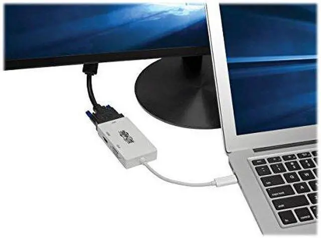 Alt view image 5 of 20 - Tripp Lite Usb C To Hdmi / Dvi / Vga Multiport Adapter 4K Usb Type C To Hdmi Usb-C Usb Type-C