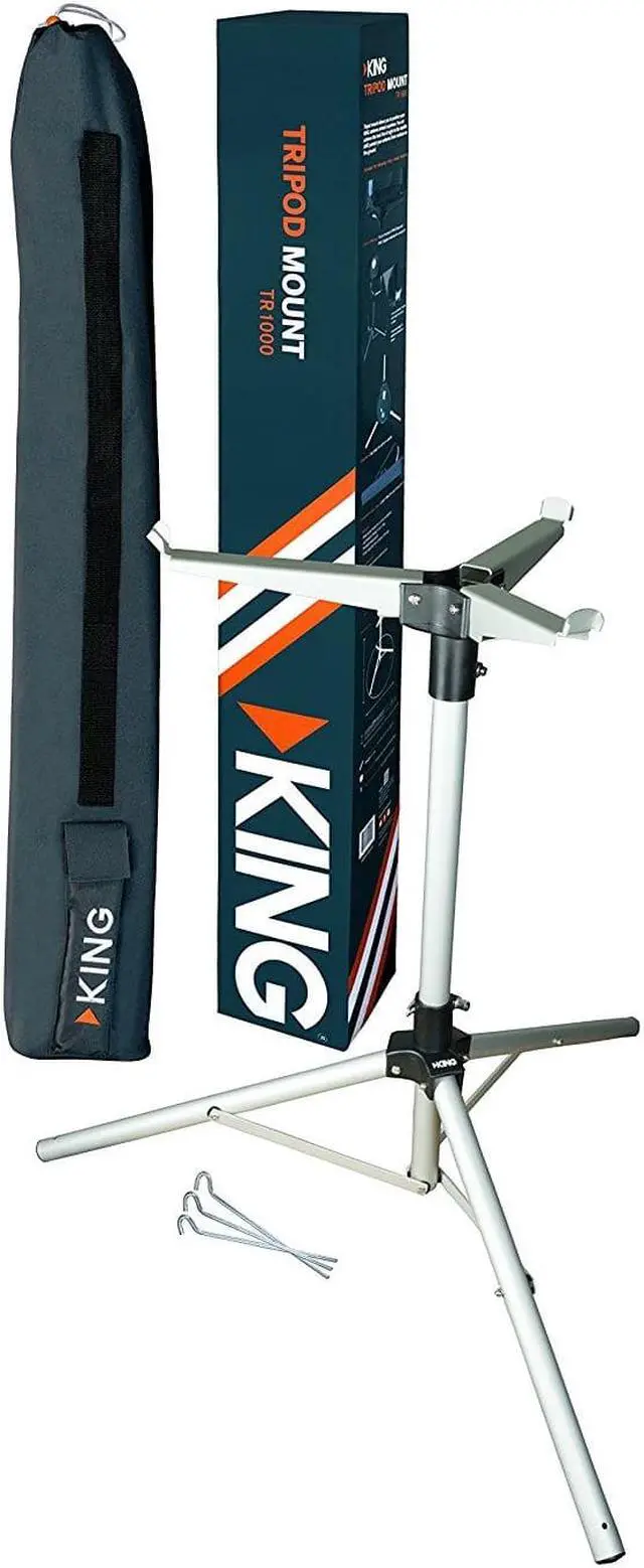Alt view image 2 of 11 - KING TR1000 Tripod Mount for Tailgater (VQ4400 & VQ4500) and Quest (VQ4100) KING Portable Satellite Antenna
