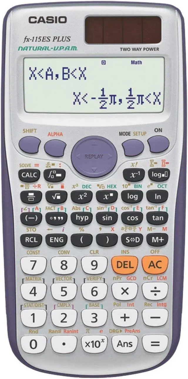 Alt view image 2 of 7 - Casio Fx115esplus Textbook Display Calc