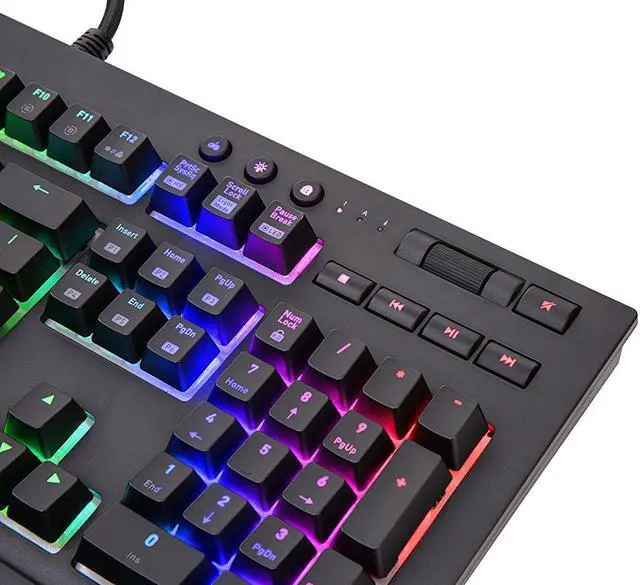 Alt view image 5 of 10 - Tt eSPORTS TT Premium X1 Cherry Mx Blue RGB Gaming Keyboard - KB-TPX-BLBRUS-01