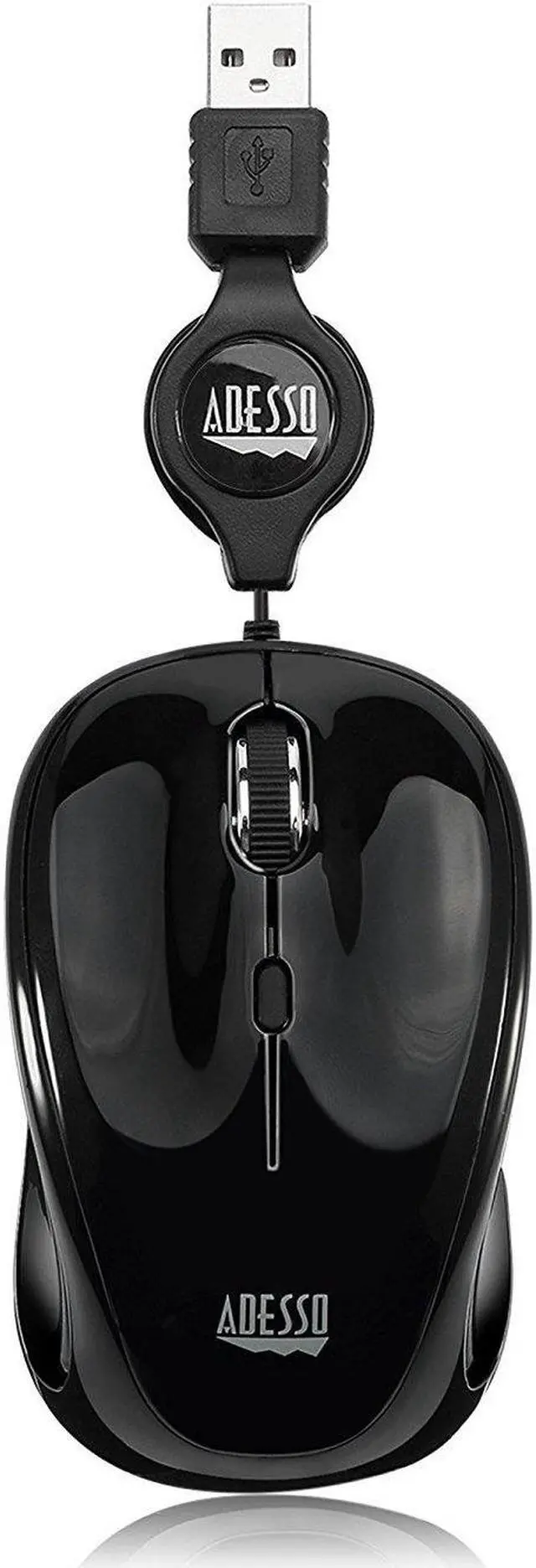 Alt view image 6 of 13 - Adesso iMouse S8B - USB Illuminated Retractable Mini Mouse