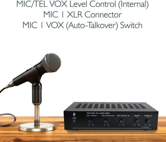 Alt view image 4 of 8 - Pyle PCM60A audio amplifier
