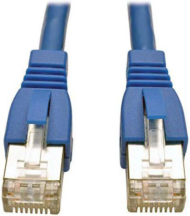 Alt view image 6 of 6 - Tripp Lite N262 014 BL Augmented Cat6 Cat6a Shielded 10G Patch Cable RJ45 M/M Blue 14ft   1.25 GBps   Patch Cable   14 ft   1 x RJ 45 Male Network   1 x RJ 45 Male Network