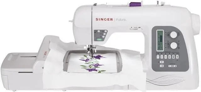 Alt view image 3 of 4 - SINGER Futura XL-550 Computerized Sewing and Embroidery Machine with 18.5-by-11-Inch Multihoop Capability