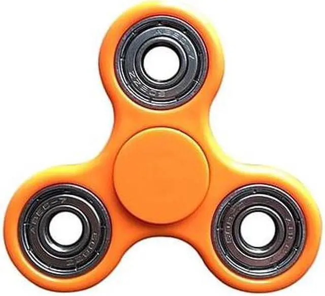 Alt view image 3 of 10 - WorryFree Stress Relieving Fidget Spinner - Orange