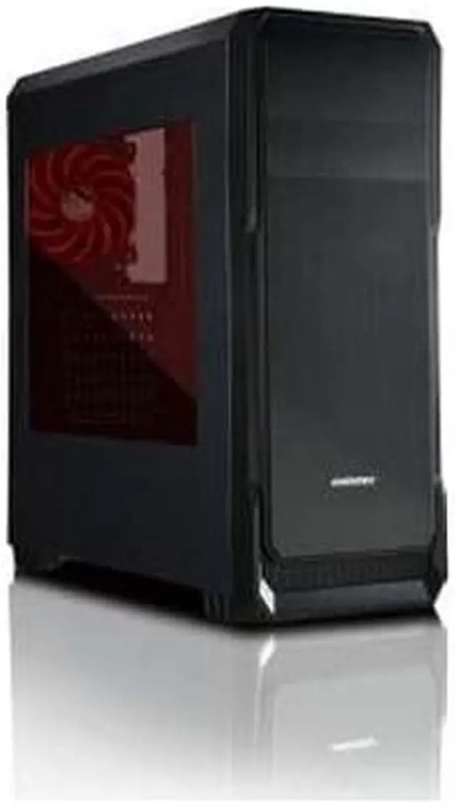 Alt view image 6 of 8 - Enermax Ostrog Lite ECB3080BB-01 Computer Case - Mid-tower - Black - Aluminum, Acrylic - 6 x Bay - 2 x 4.72" x Fan(s) Installed - ATX, Micro ATX, Mini ITX Motherboard Supported - 4 x Fan(s) Suppo