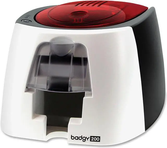 Alt view image 2 of 5 - Badgy Single Sided Dye Sublimation/thermal Transfer Printer - Color - Card Print - 100 Card Feeder,