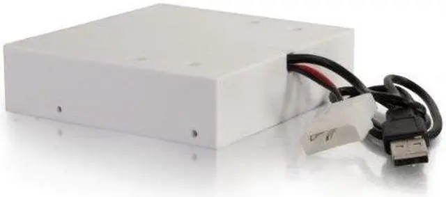 Alt view image 6 of 8 - C2G 4-port USB 2.0 High Speed Front-Bay Hub - White