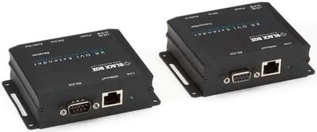 Alt view image 3 of 10 - Black Box Network Services AVX-DVI-TP-100M Xr Dvi-d Extender With Audio Rs232
