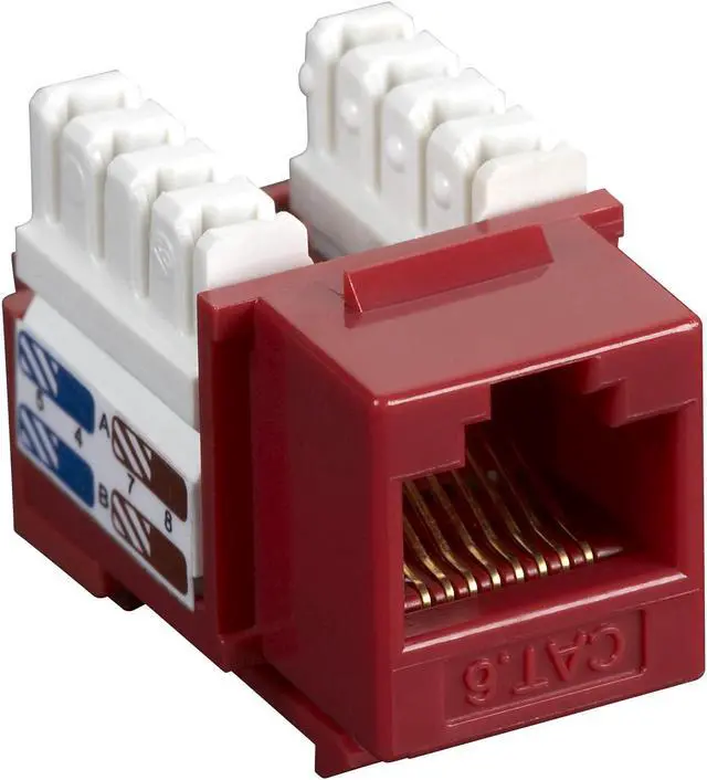 Alt view image 2 of 6 - Black Box AT6 Value Line Keystone Jack Red