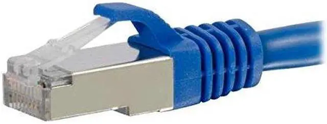 Alt view image 2 of 7 - C2G 00793 Cat6 Cable - Snagless Shielded Ethernet Network Patch Cable, Blue (3 Feet, 0.91 Meters)