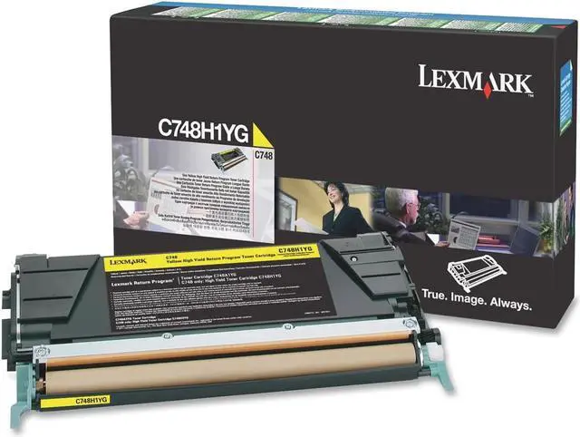 Alt view image 3 of 5 - Lexmark Toner Cartridge - Yellow (1)