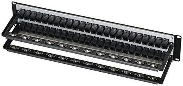 Alt view image 2 of 11 - BlackBox Network Services JPM810A-R2 Feed Through Patch Panel - Unshaccs