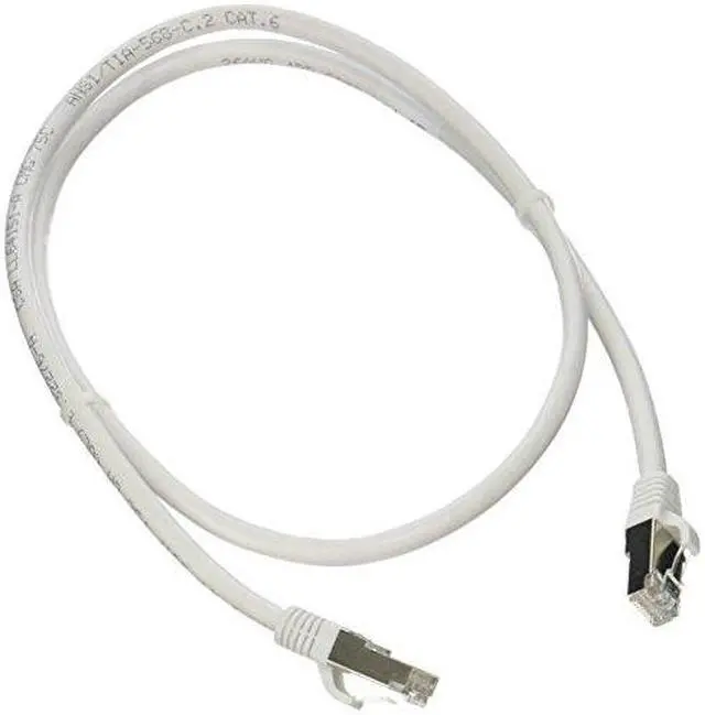 Alt view image 2 of 8 - C2G 3FT CAT6 SNAGLESS SHIELDED (STP) NETWORK PATCH CABLE - WHITE