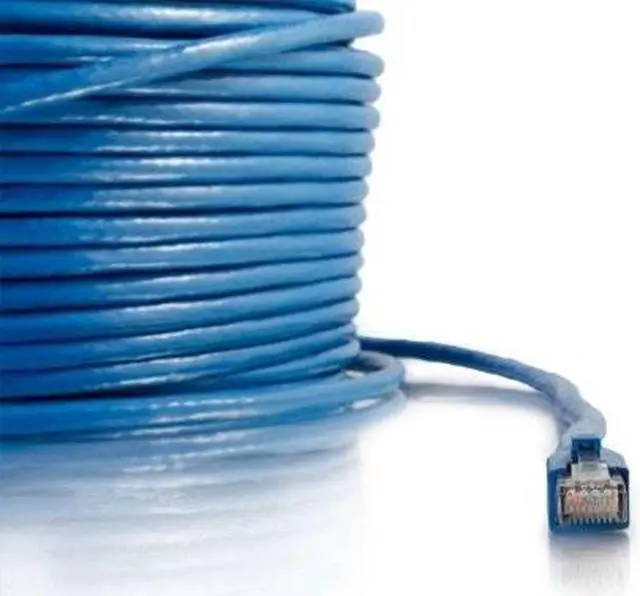 Alt view image 7 of 16 - C2g 43122 200FT CAT6 SNAGLESS SOLID SHIELDED NETWORK PATCH CABLE - BLUE