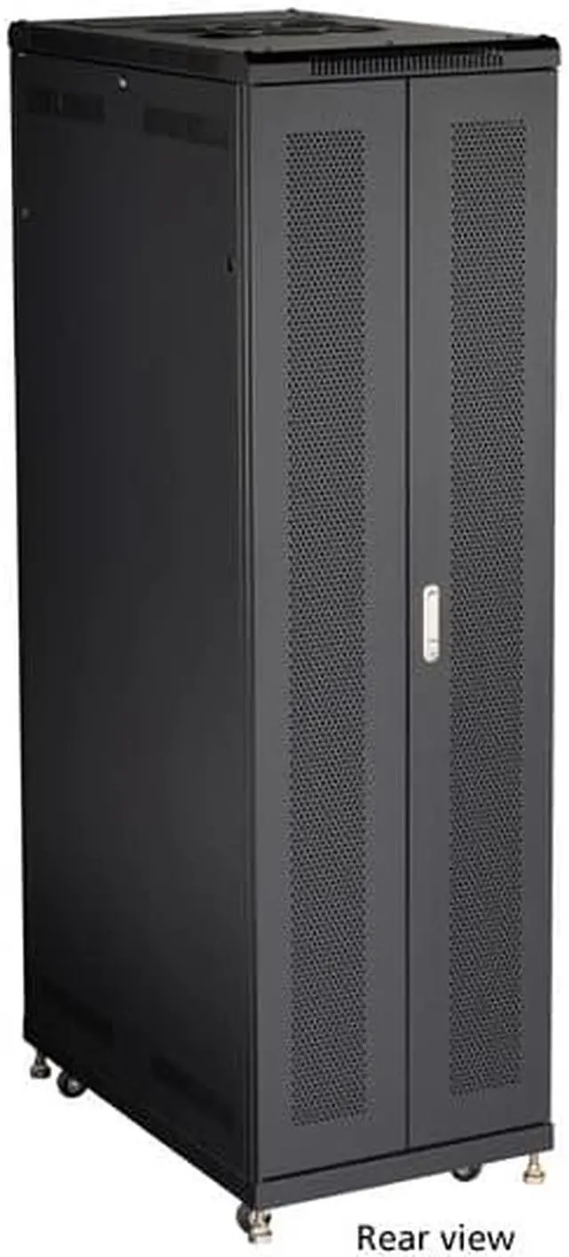 Alt view image 3 of 4 - Black Box RM2540A 42U Split Rear Door Cabinet 24I Nw X 40Ind Mesh Front