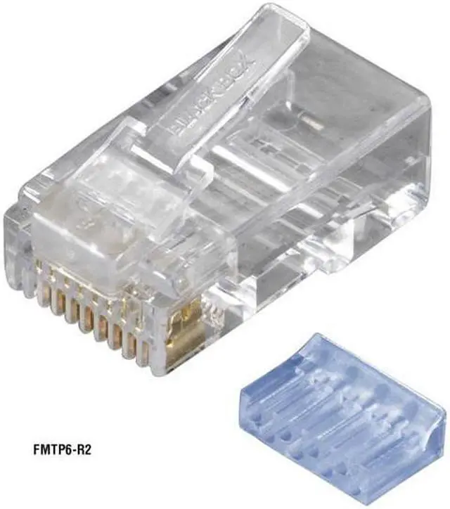 Alt view image 2 of 6 - Black Box FMTP6-R2-100PAK CAT6 Modular Plug - Unshielded, RJ45, 100-Pack