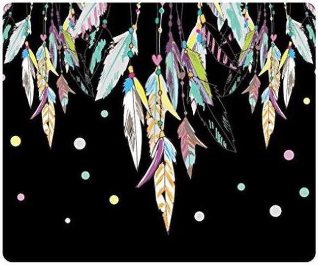 Alt view image 2 of 10 - OTM Hipster Prints Black Mouse Pad, Dream Catcher Color