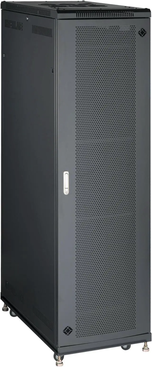 Alt view image 2 of 4 - Black Box RM2540A 42U Split Rear Door Cabinet 24I Nw X 40Ind Mesh Front
