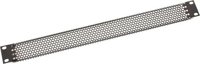 Alt view image 2 of 3 - BLANKING PANEL - VENTED, IT RACKMOUNT, 19IN, 1U, BLACK, GSA, TAA, 45 DAY STANDAR