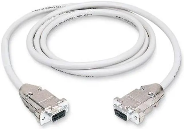Alt view image 2 of 3 - Black Box EYN257T-0010-MF 10-Ft Rs232 Shielded Null Modem Cable Metal Hood Db9 Male/Female