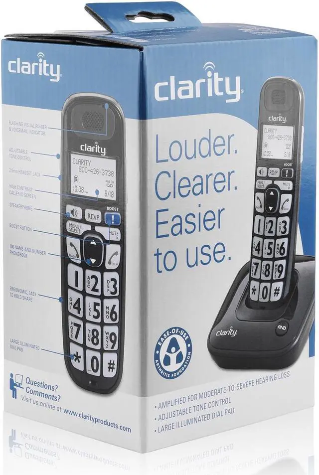 Alt view image 4 of 20 - Clarity 53703.000 D703 Amplified Phone