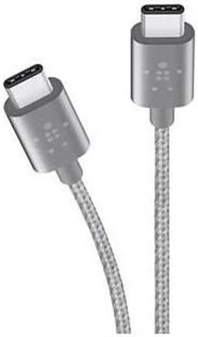 Alt view image 3 of 9 - Belkin F2CU041bt06-GRY 6 Feet Gray Gray USB Cable