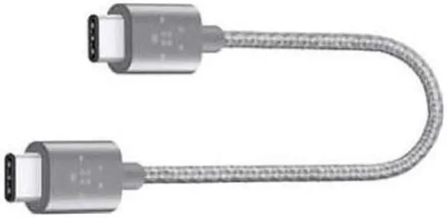 Alt view image 2 of 9 - Belkin F2CU041bt06-GRY 6 Feet Gray Gray USB Cable