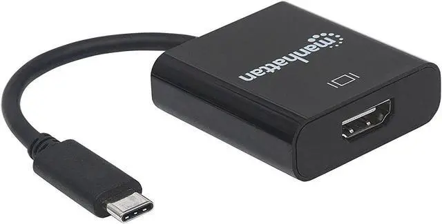 Alt view image 3 of 20 - Manhattan Superspeed+ Usb-C 3.1 To Hdmi Converter