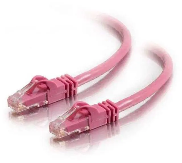 Alt view image 2 of 8 - C2G 04056 Cat6 Cable - Snagless Unshielded Ethernet Network Patch Cable, Pink (20 Feet, 6.09 Meters)