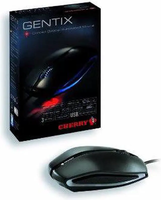 Alt view image 5 of 13 - Cherry JM-0300 Gentix Corded Optical Mouse