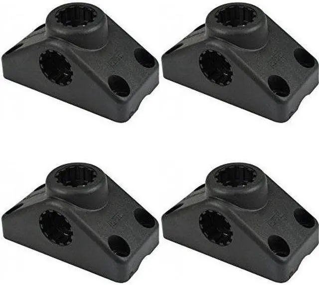 Alt view image 7 of 12 - SCOTTY SIDE/DECK MOUNTING BRACKET BLACK 241-BK
