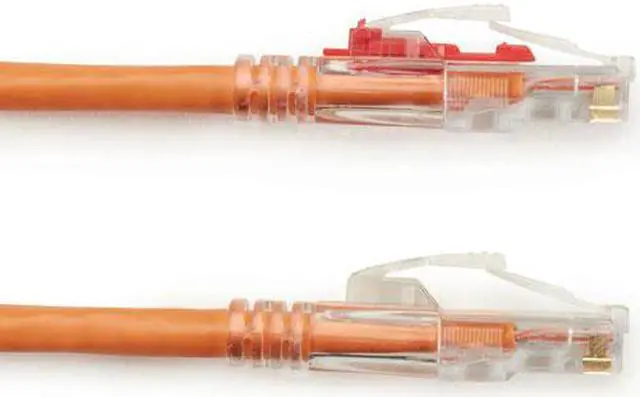 Alt view image 5 of 7 - GigaTrue 3 CAT6 550-MHz Lockable Patch Cable (UTP), Orange, 20-ft. (6.0-m)