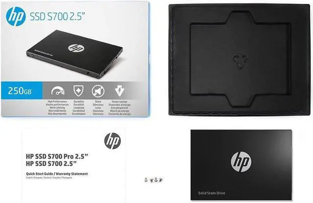 Alt view image 9 of 11 - HP S700 2.5" 250GB SATA III Internal Solid State Drive (SSD) 2DP98AA#ABC