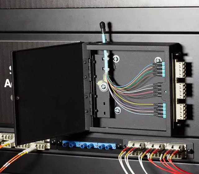 Alt view image 5 of 10 - FIBER ENCLOSURE - WALLMOUNT, MINI DIN RAIL, 1-SLOT ADAPTER, GSA, , 45 DAY STANDA