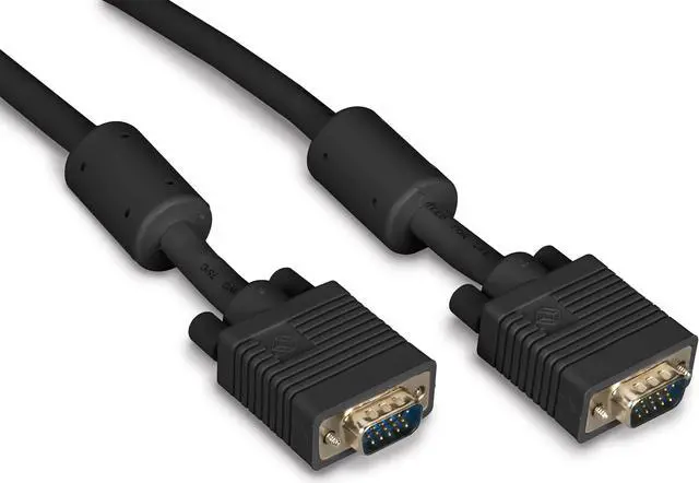 Alt view image 2 of 8 - Black Box VGA Video Cable with Ferrite Core Black Male/Male 5-ft. (1.5-m)