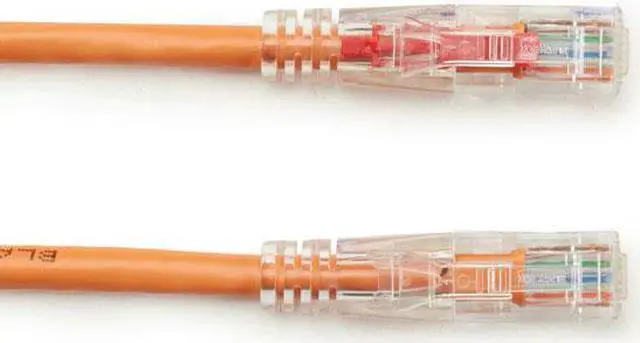 Alt view image 4 of 7 - GigaTrue 3 CAT6 550-MHz Lockable Patch Cable (UTP), Orange, 20-ft. (6.0-m)